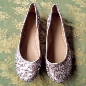 Kenneth Cole Reaction Sequin Flats